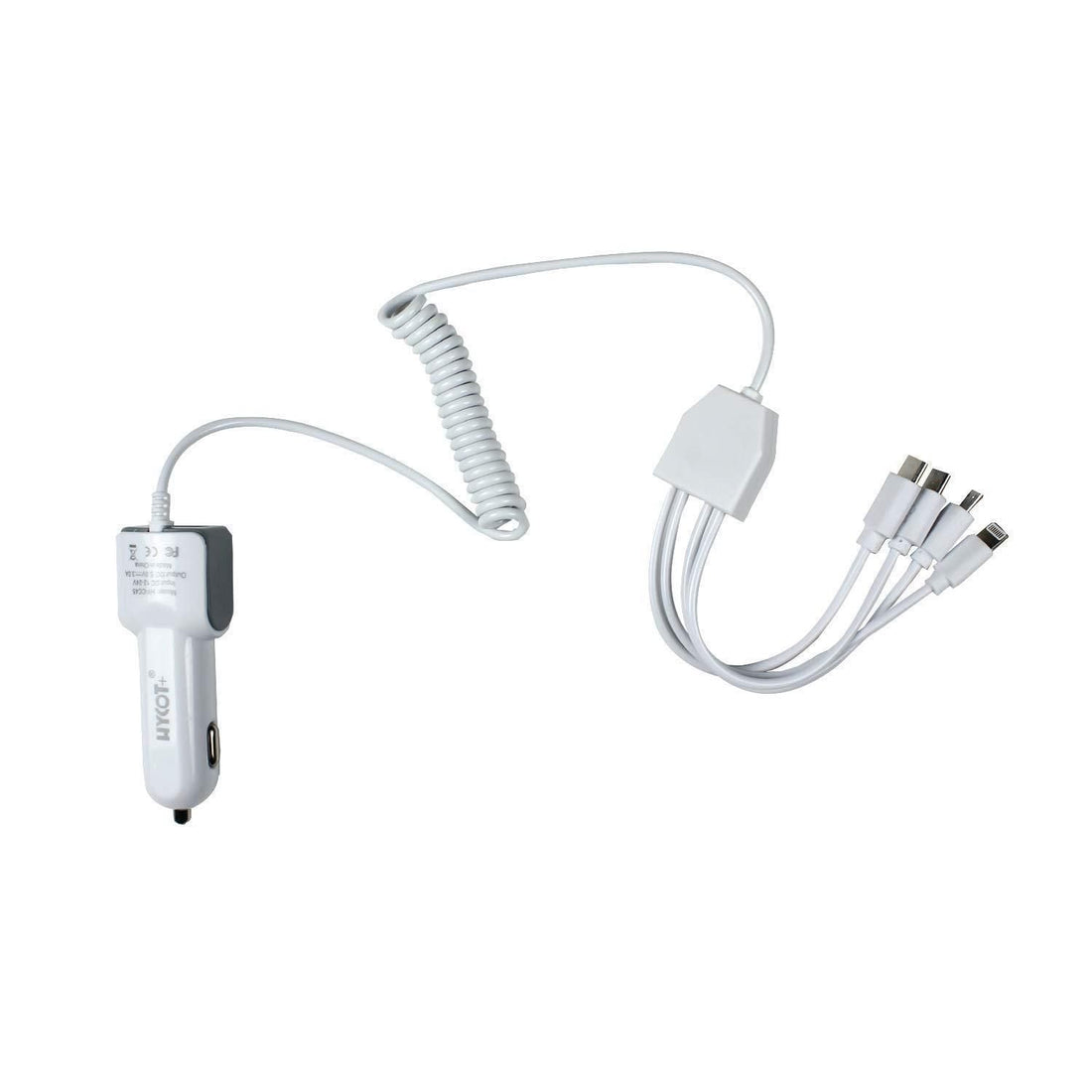 High-performance 4-in-1 phone charger designed for luxury vehicles with elegant design and multiple charging options